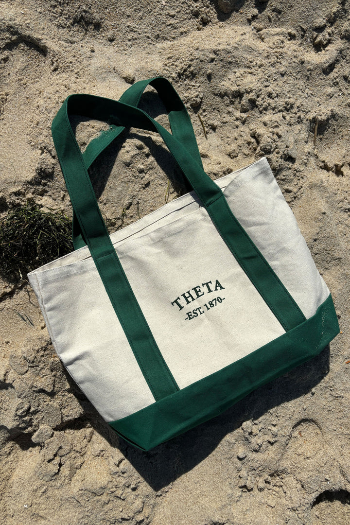 Embroidered Classic Sorority Tote