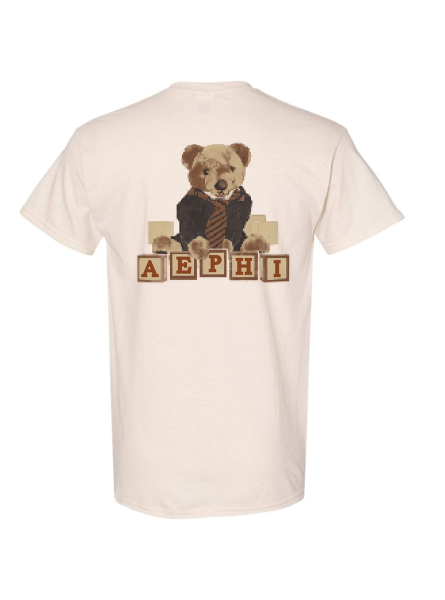Binghamton AEPHI Teddy Tees - Natural – University Tees
