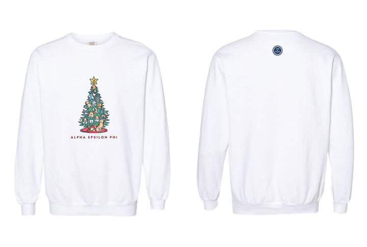 Life is Good Dog Tree Sorority Crewneck