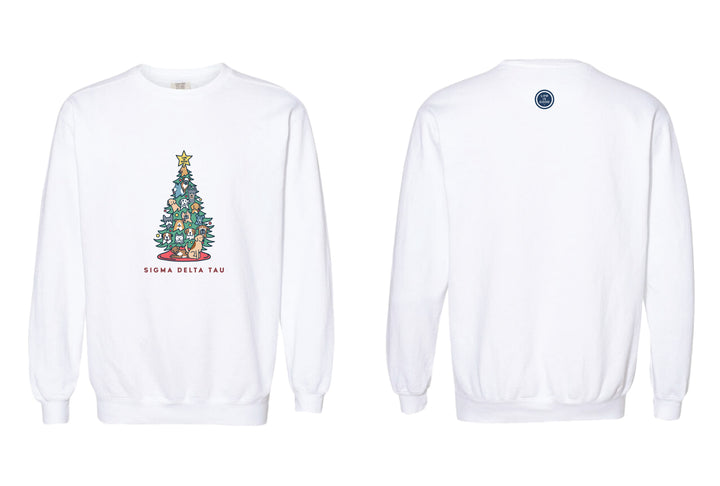 Life is Good Dog Tree Sorority Crewneck