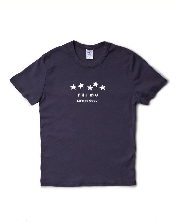 LIFE IS GOOD® Star Midnight Sky Sorority Baby Tee