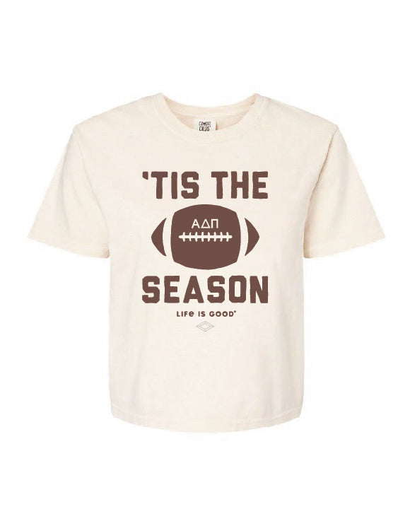 LIFE IS GOOD® Tis The Season Alpha Delta Pi Boxy Tee