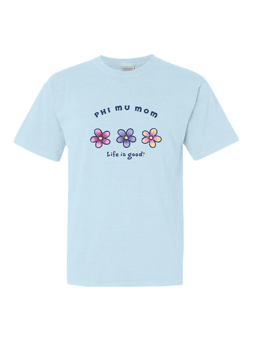 LIFE IS GOOD® Triple Flower Mom Sorority Tee