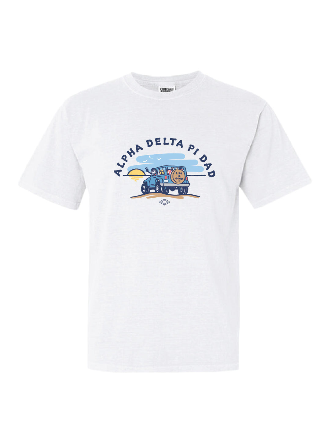 LIFE IS GOOD® ATV Alpha Delta Pi Dad Tee
