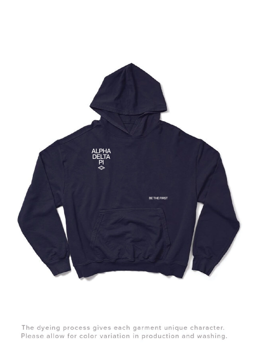 Alpha Delta Pi Motto Midnight Sky Matching Set Lightweight Hoodie