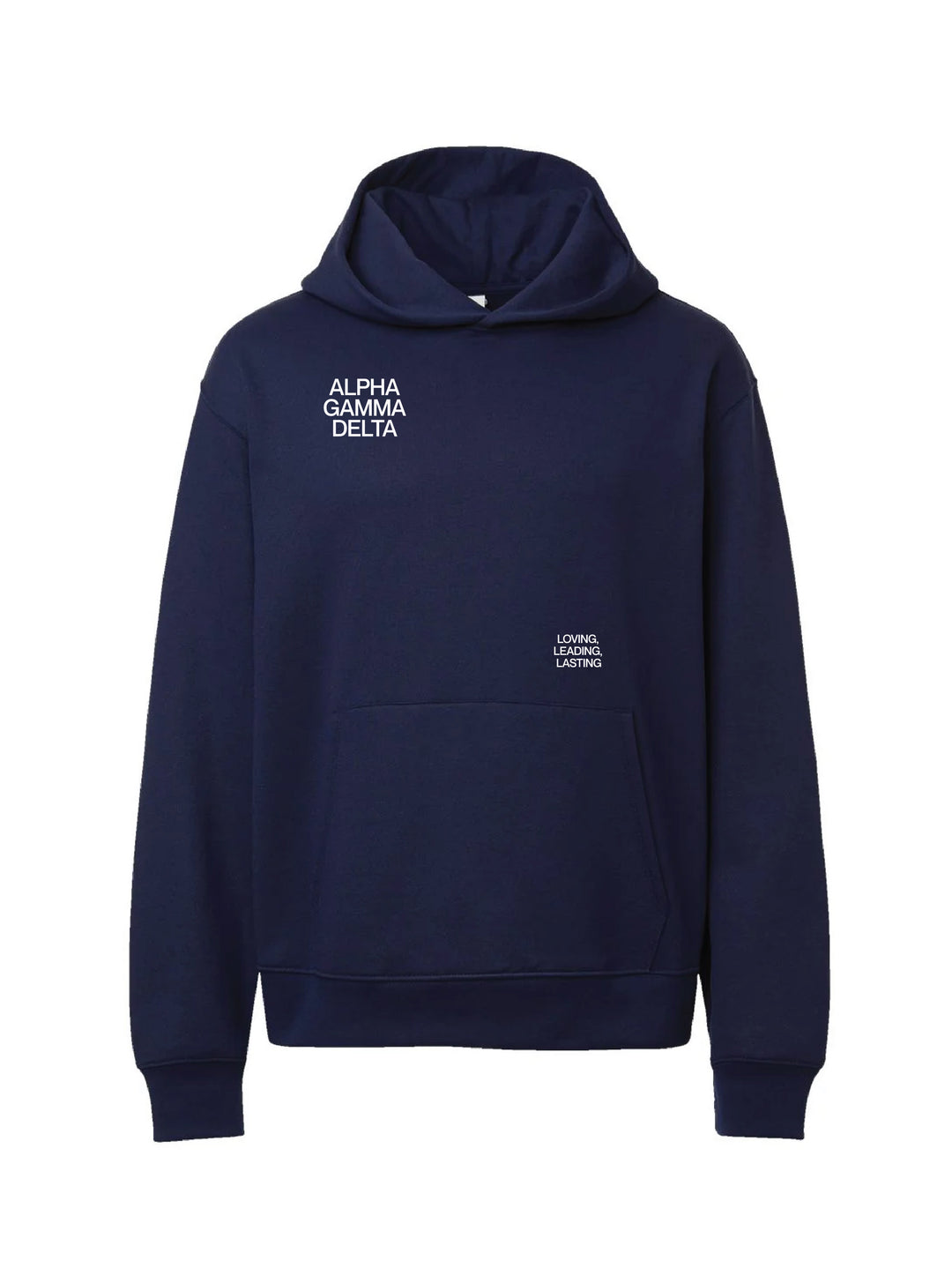Motto Navy Heavy Weight Sorority Hoodie