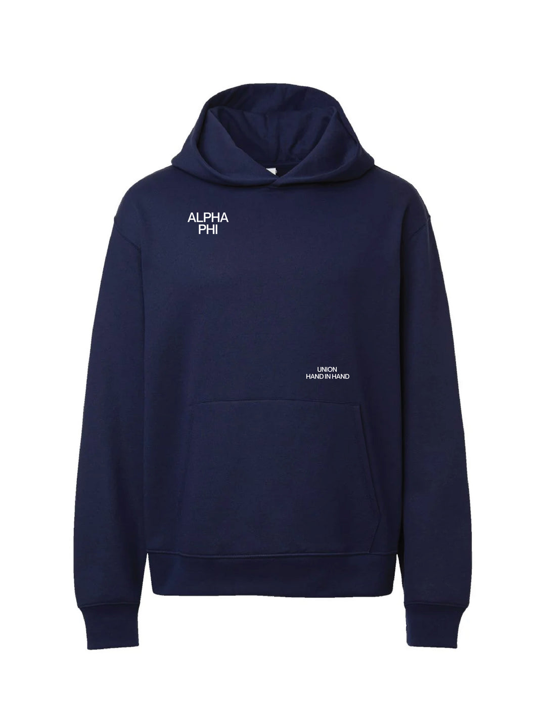 Motto Navy Heavy Weight Sorority Hoodie