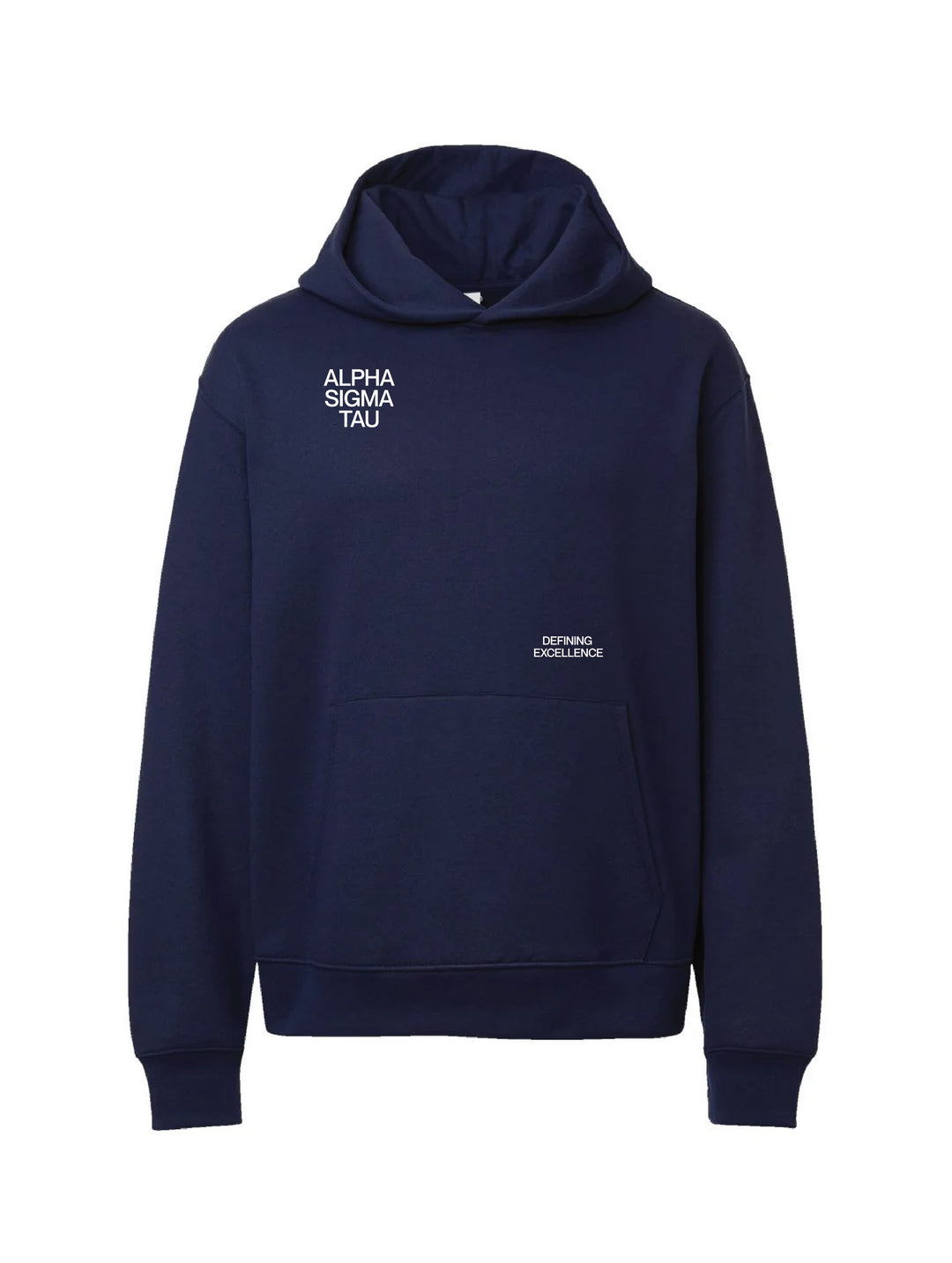 Motto Navy Heavy Weight Sorority Hoodie
