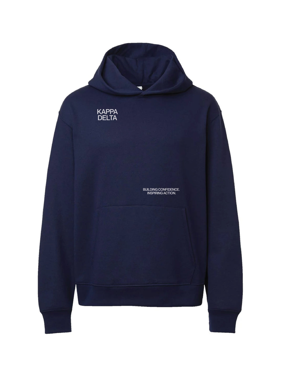 Motto Navy Heavy Weight Sorority Hoodie