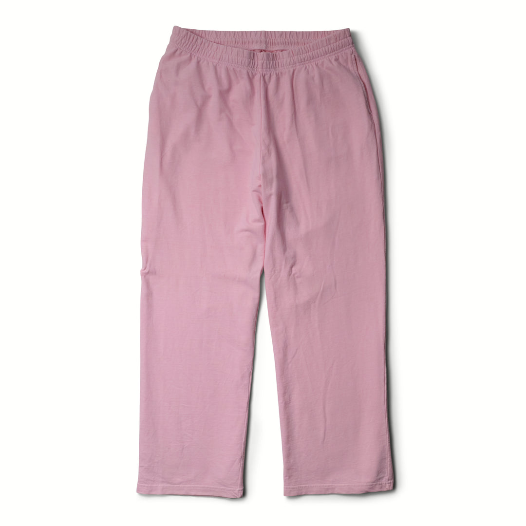 Blank Bubblegum Wide Leg Light Weight Sweatpants
