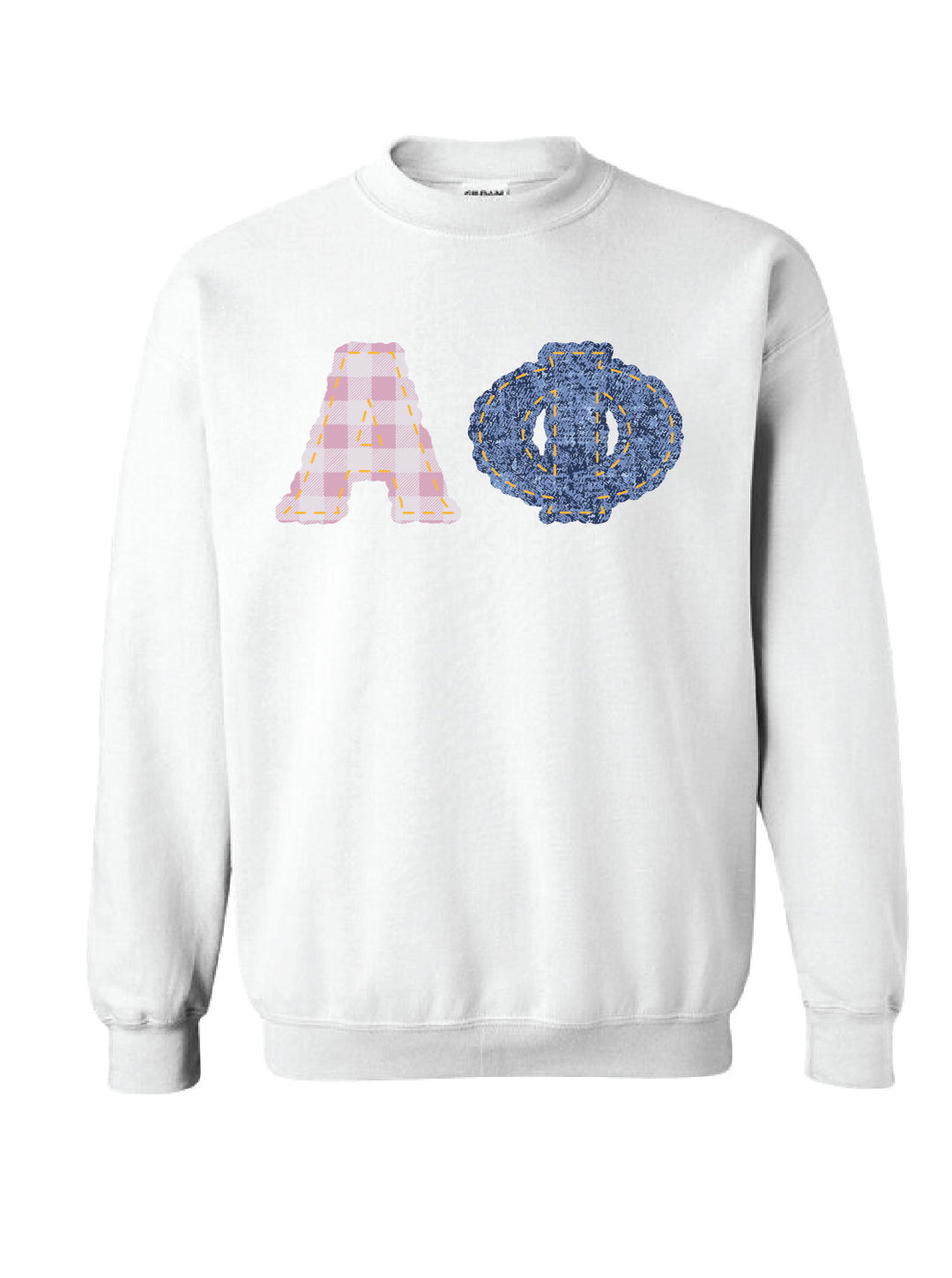 Patchwork Coquette Sorority Crewneck