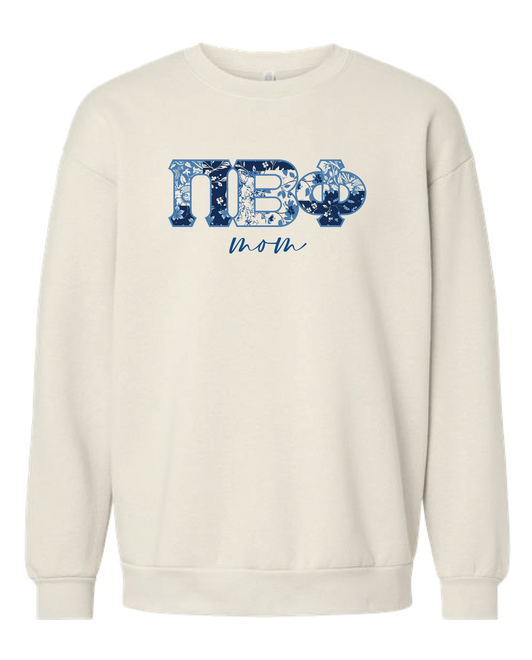 Patchwork Print Mom Sorority Crewneck