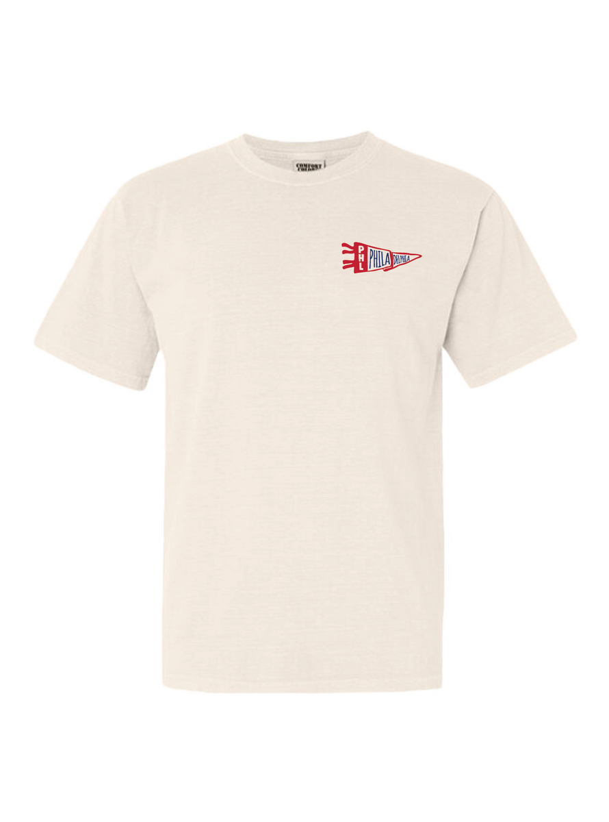 Philadelphia Baseball Pennant Crewneck & Tee