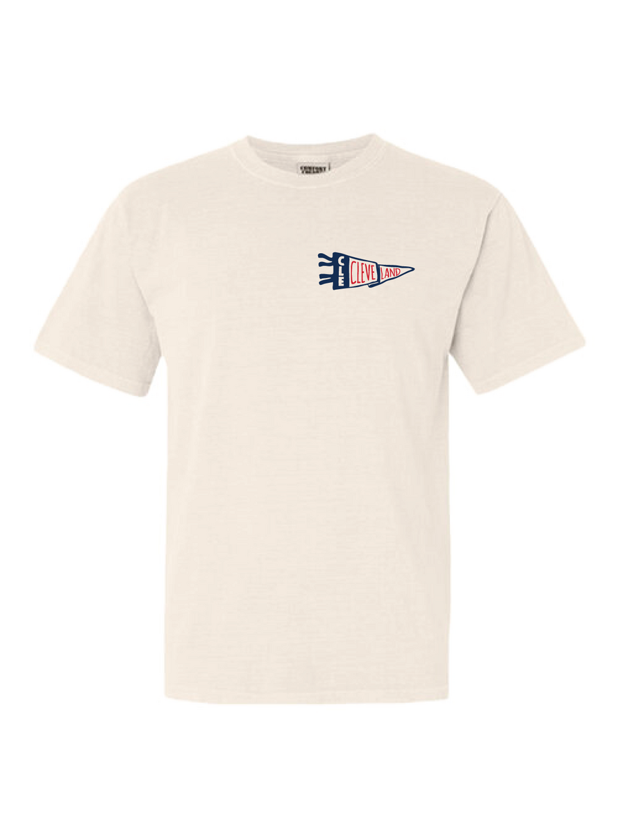 Cleveland Baseball Pennant Crewneck & Tee
