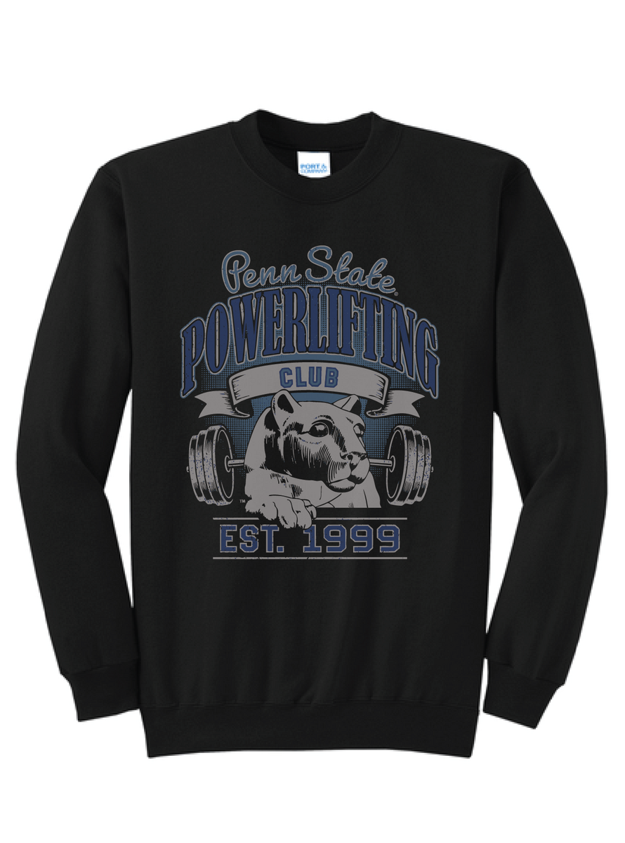 Penn State | Club Powerlifting Crew/Tee | Fall 25' PR - Crew - Port & Co
