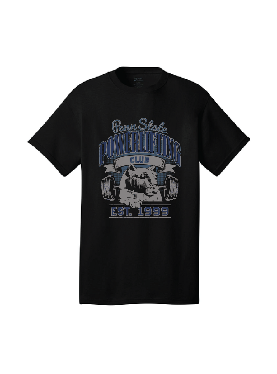 Penn State | Club Powerlifting Crew/Tee | Fall 25' PR - Tshirt 2 - Port & Co