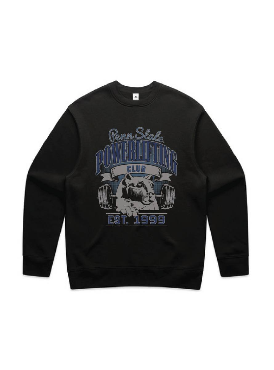 Penn State | Club Powerlifting Crew/Tee | Fall 25' PR - Crew 2 - AS Color
