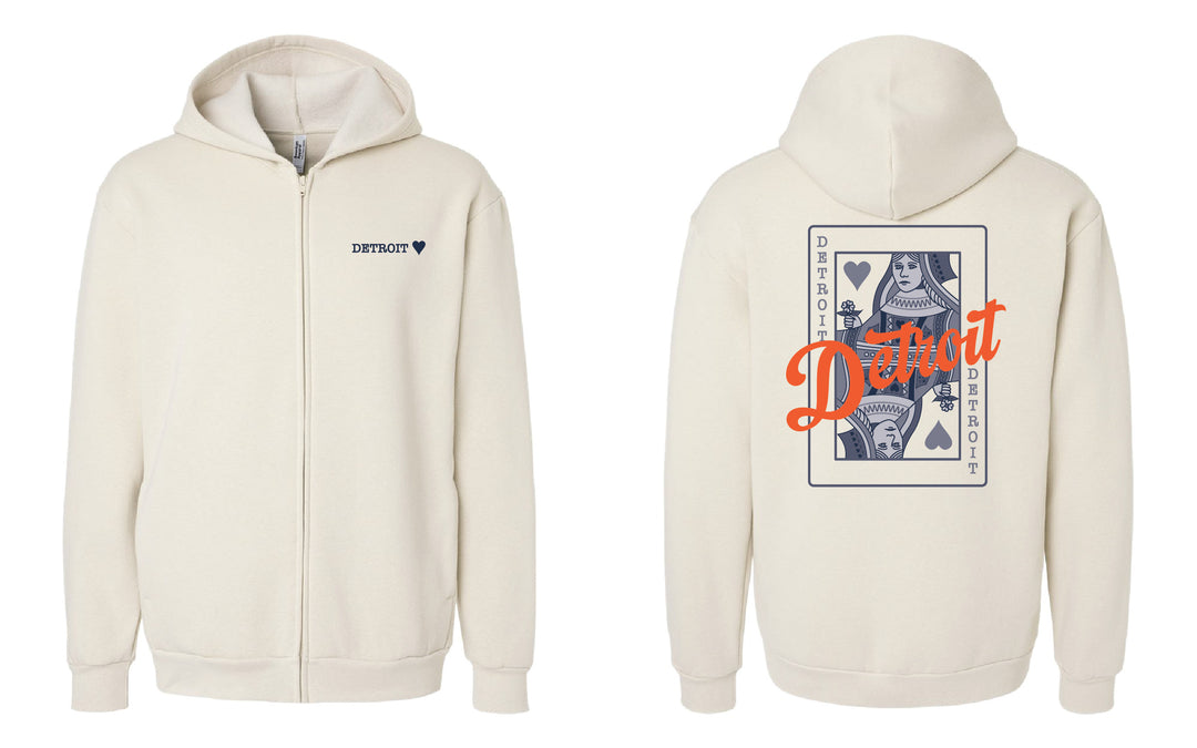 Detroit Queen of Hearts Full Zip