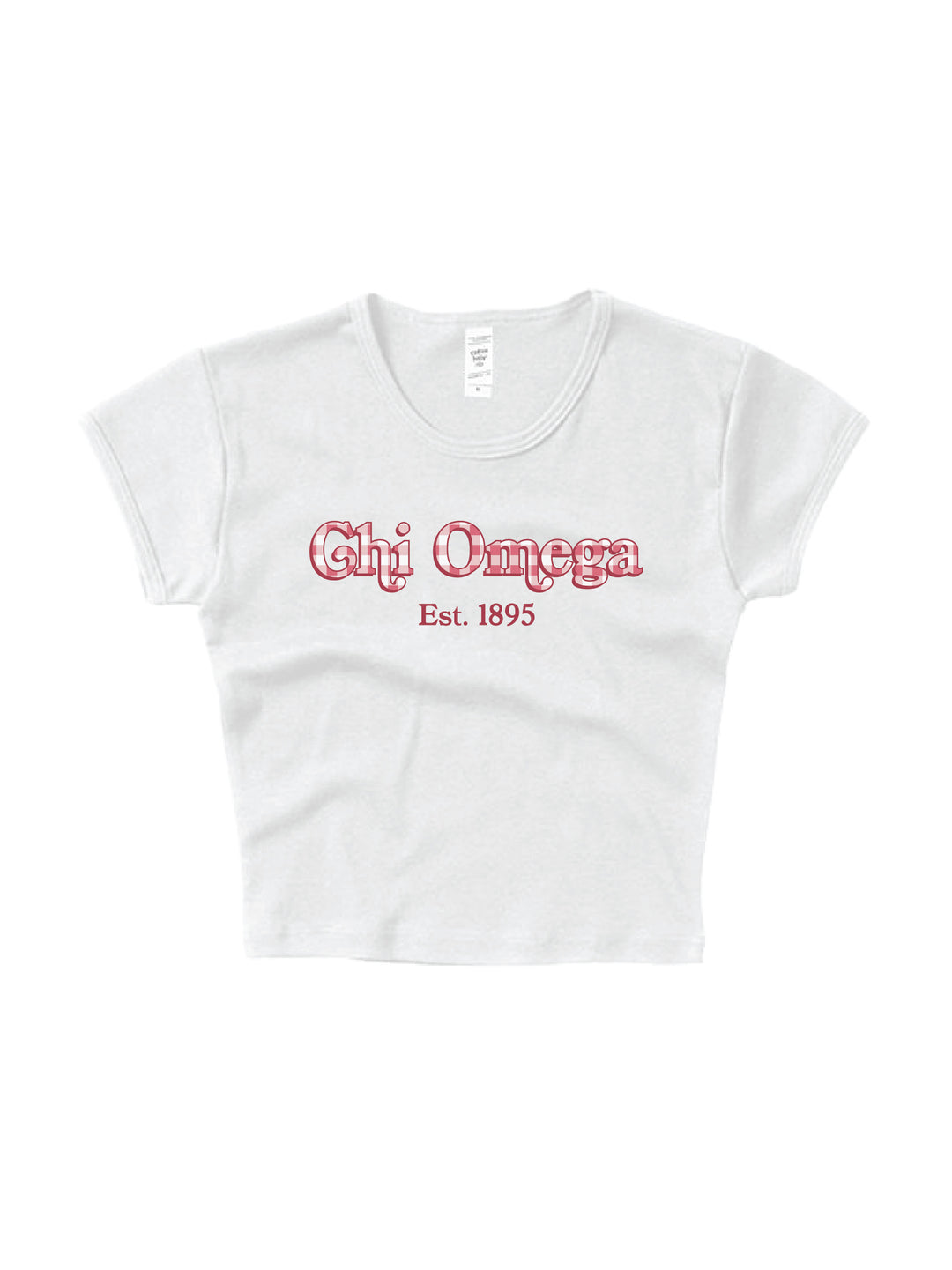 Gingham Sorority Baby Tee
