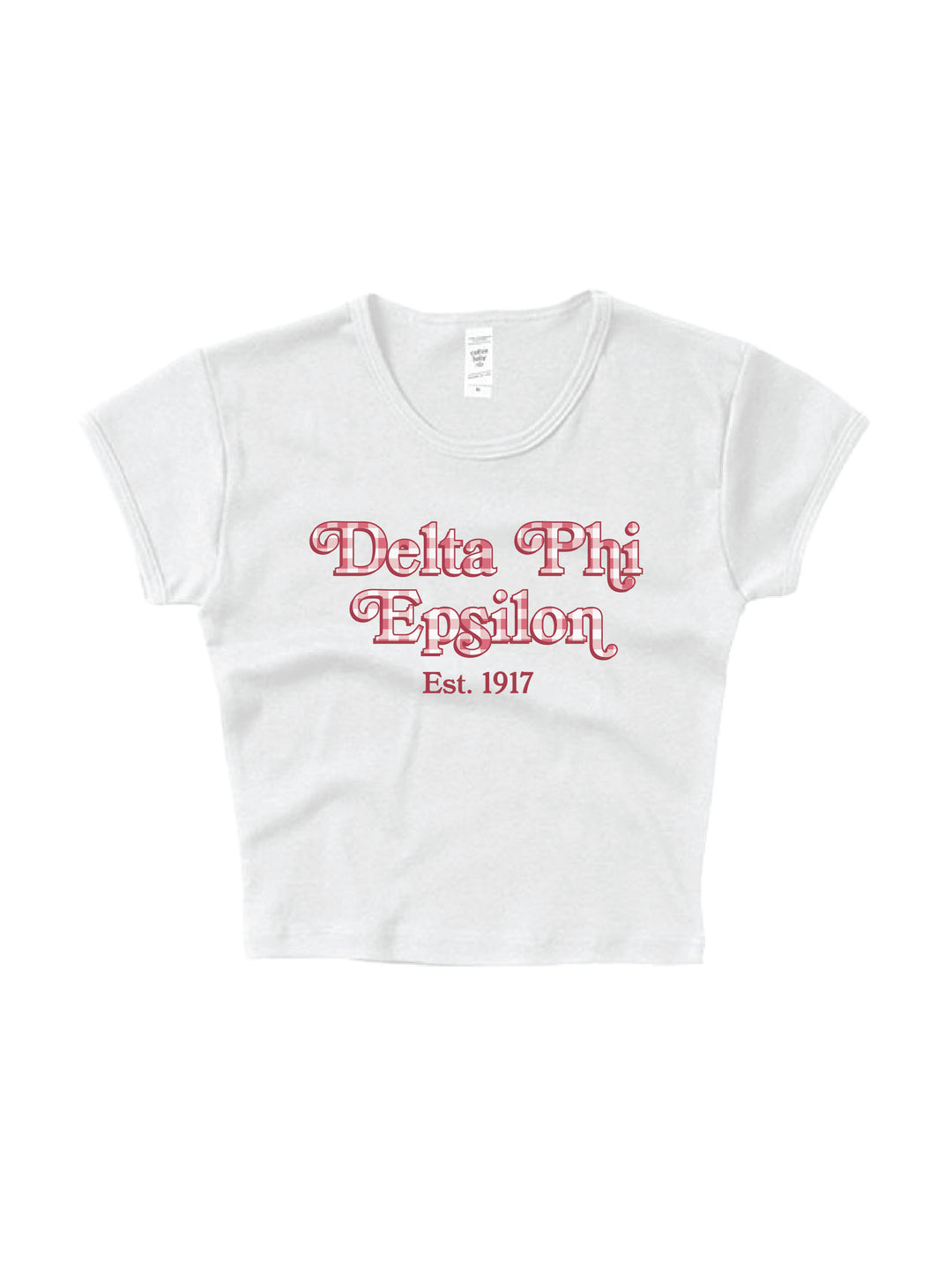 Gingham Sorority Baby Tee