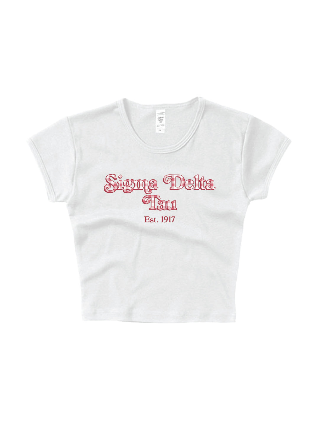 Gingham Sorority Baby Tee