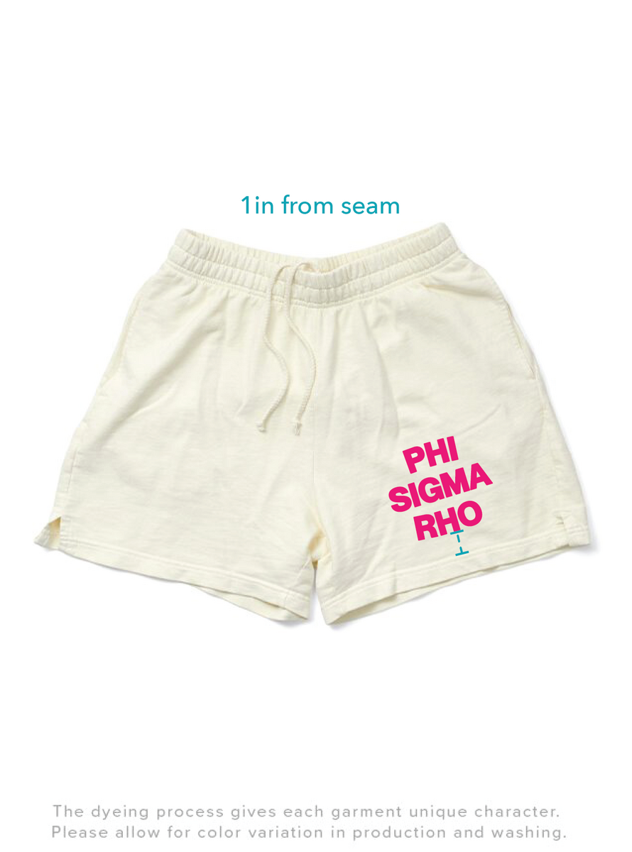 Phi Sigma Rho Vanilla Ice Pink Star Light Weight Shorts