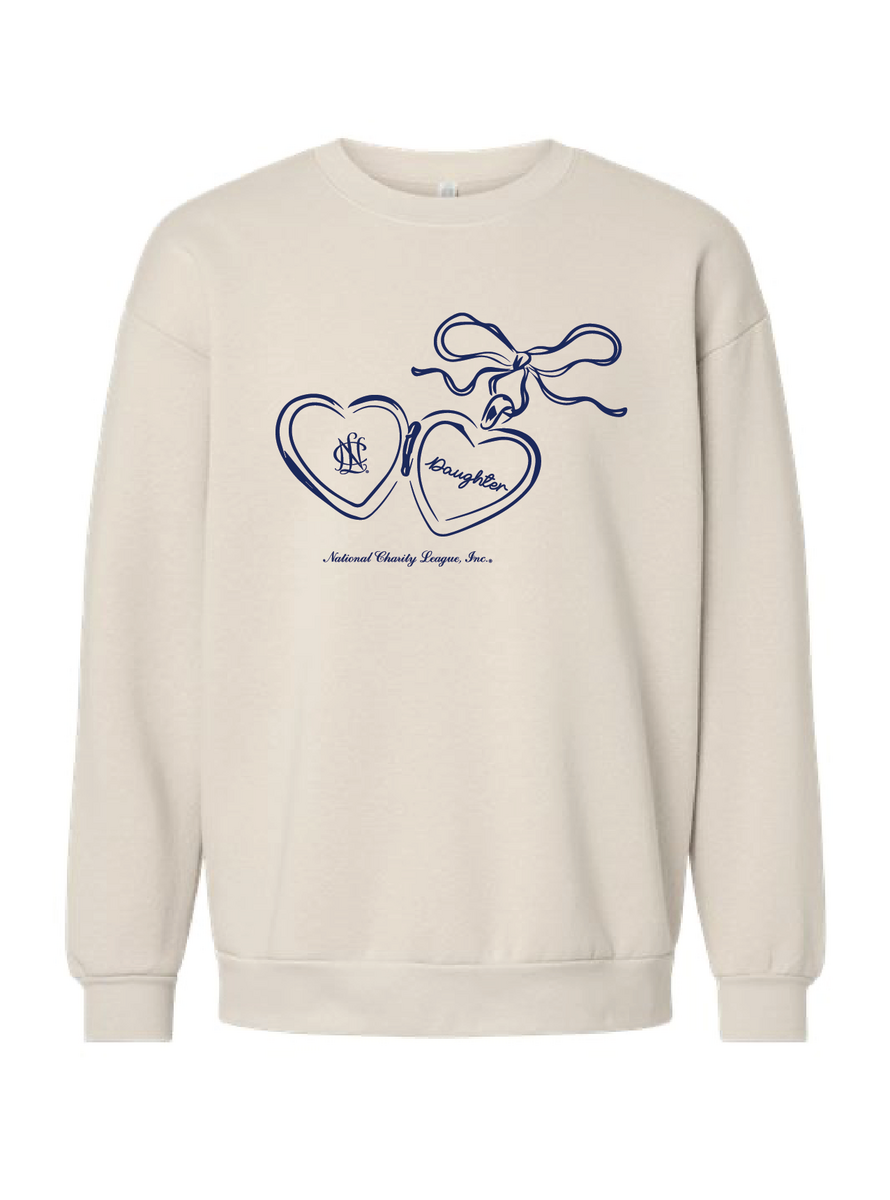 National Charity League Daughter Locket Crewneck