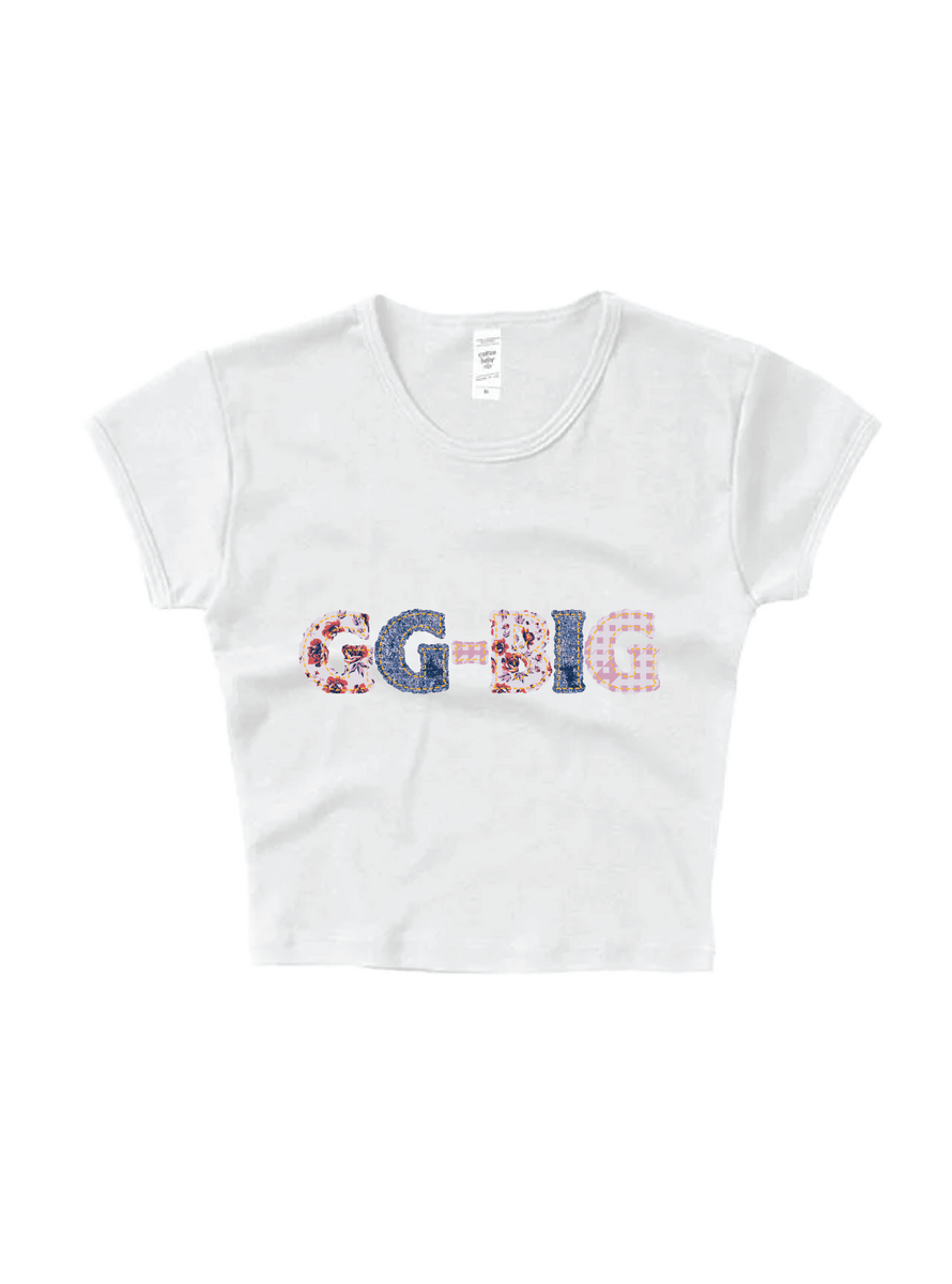 Patchwork Printed Family Baby Tee