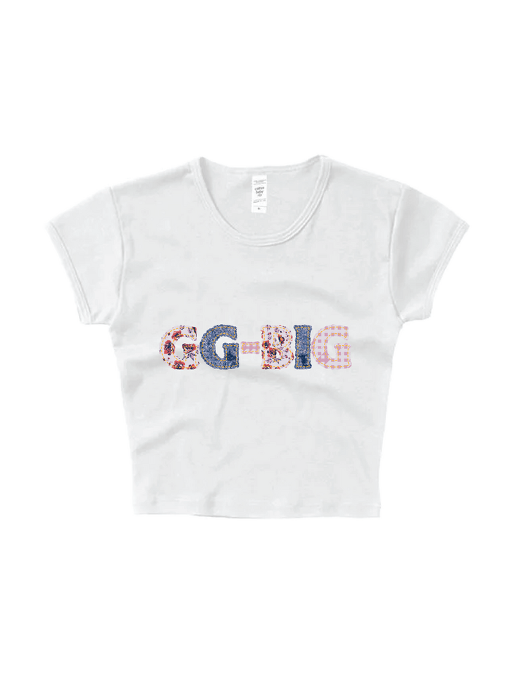 Patchwork Printed Family Baby Tee