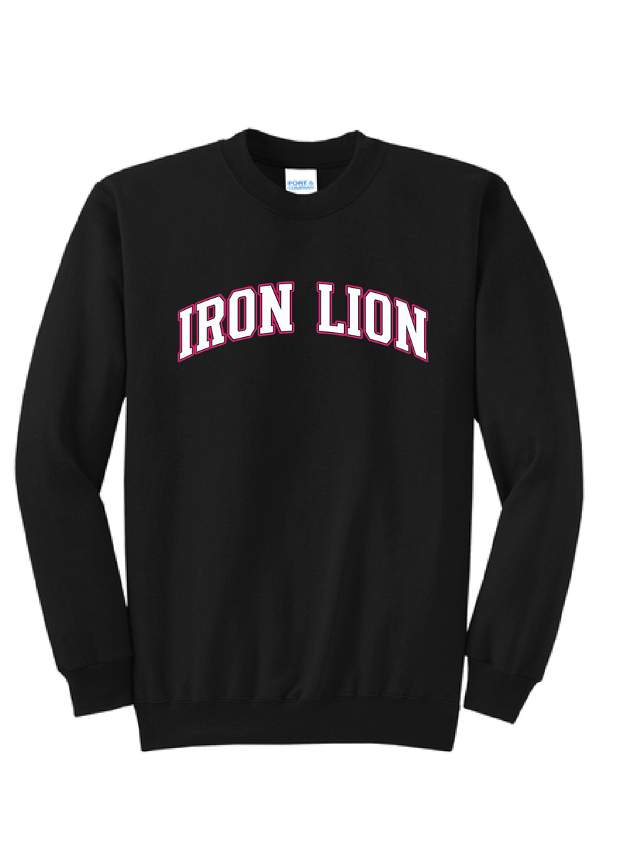 Penn State | Club Powerlifting Iron Lion | Fall 25' PR - Crew - Black - Port & Co.