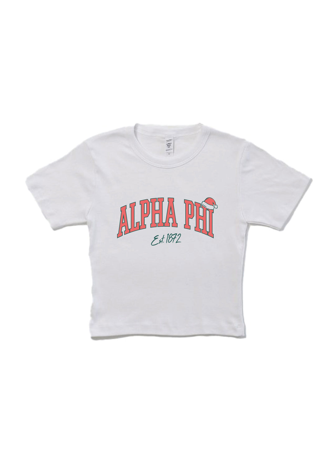 Santa Hat Sorority Baby Tee