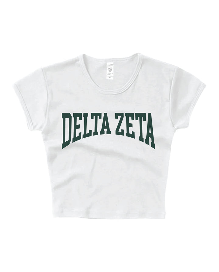 Everyday Dark Green Sorority Baby Tee