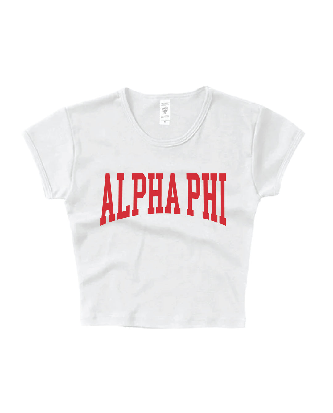 Everyday Red Sorority Baby Tee