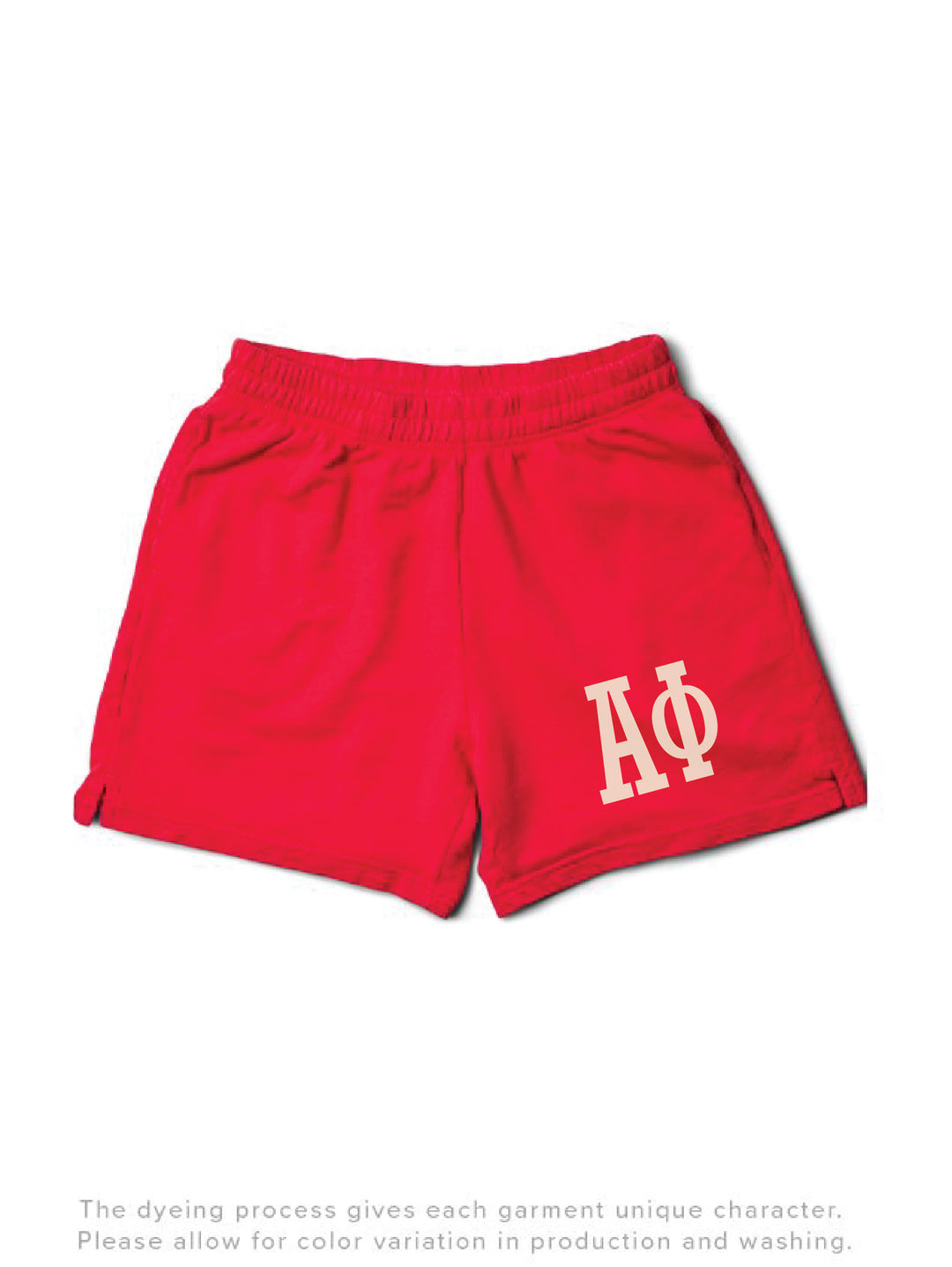 Bold Red Sorority Shorts