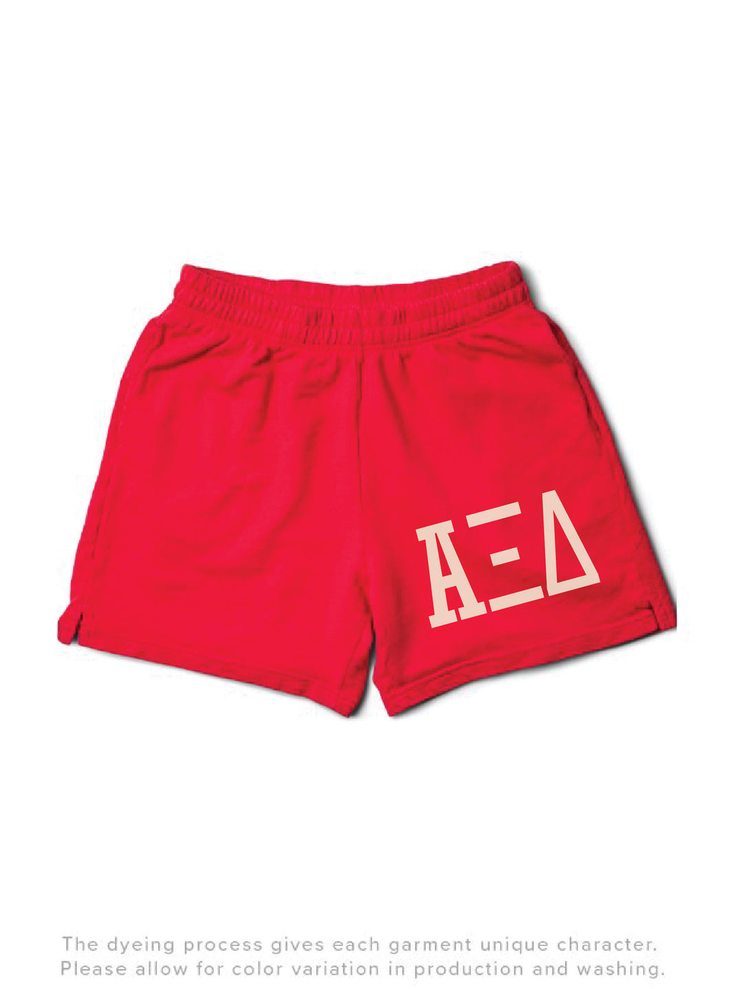 Bold Red Sorority Shorts