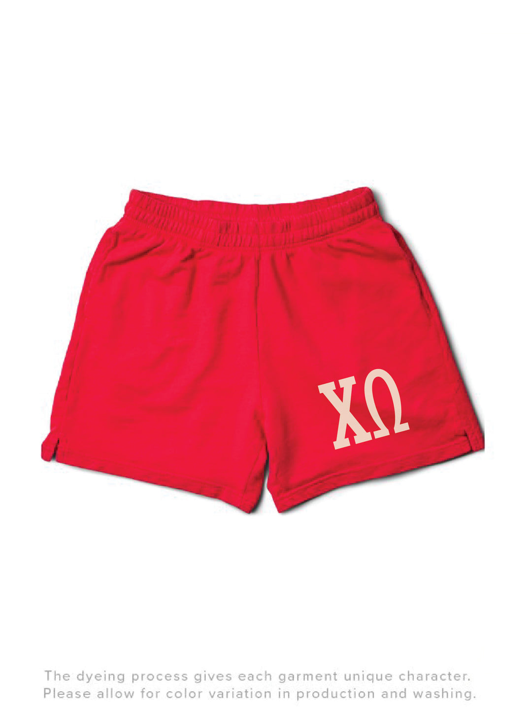 Bold Red Sorority Shorts