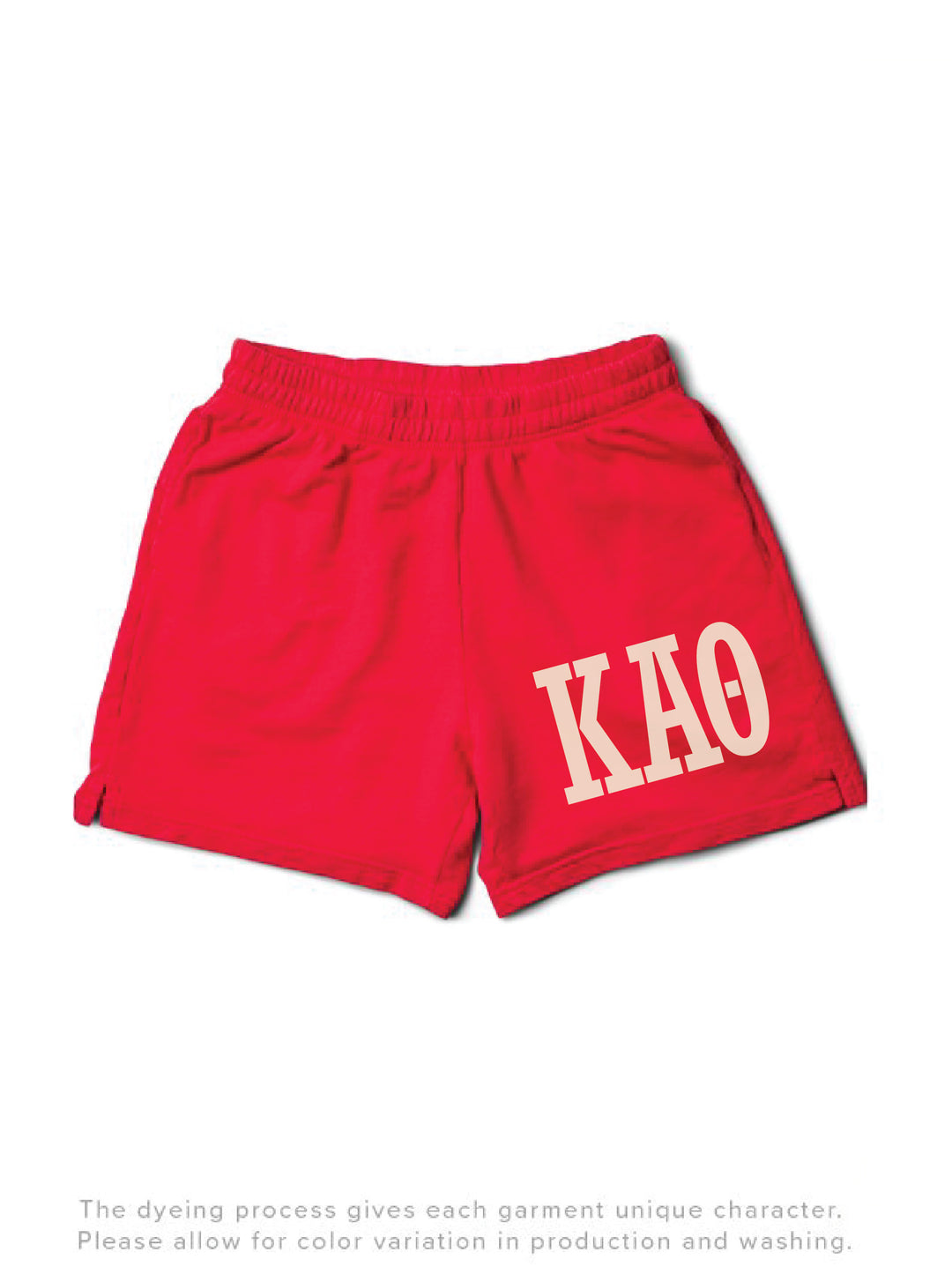 Bold Red Sorority Shorts