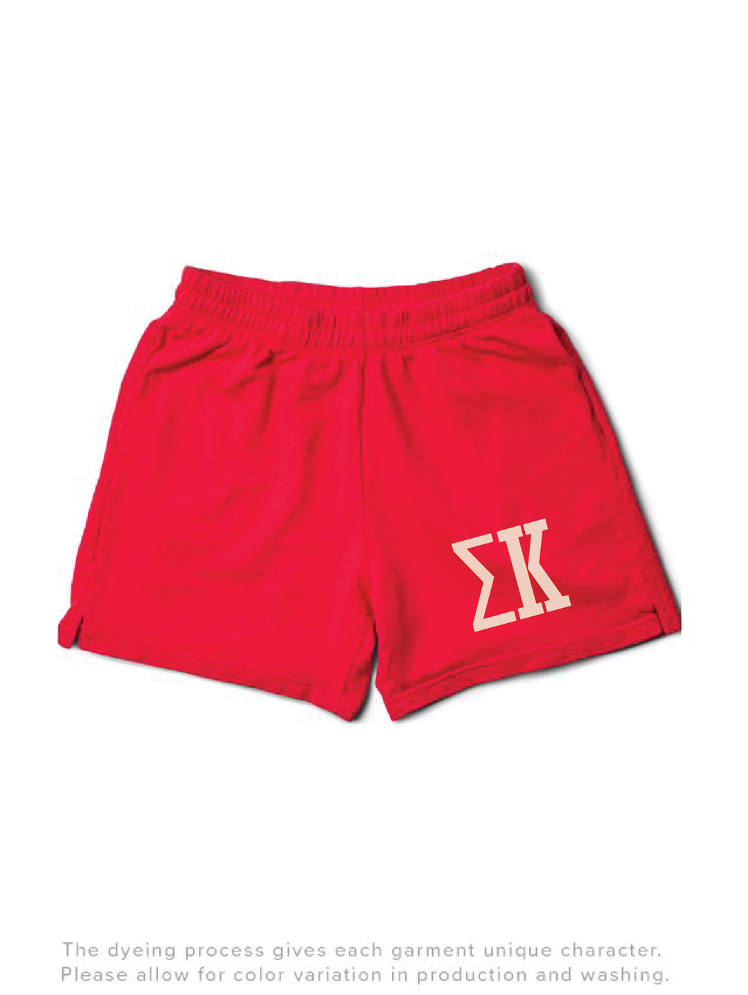 Bold Red Sorority Shorts