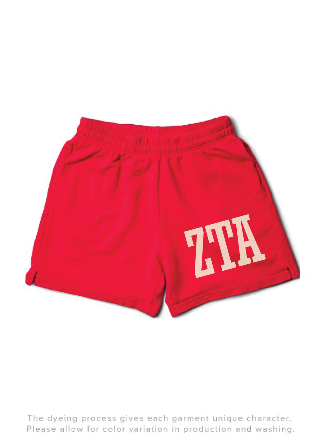 Bold Red Sorority Shorts