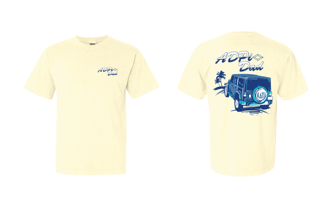 Jeep Alpha Delta Pi Dad Tee