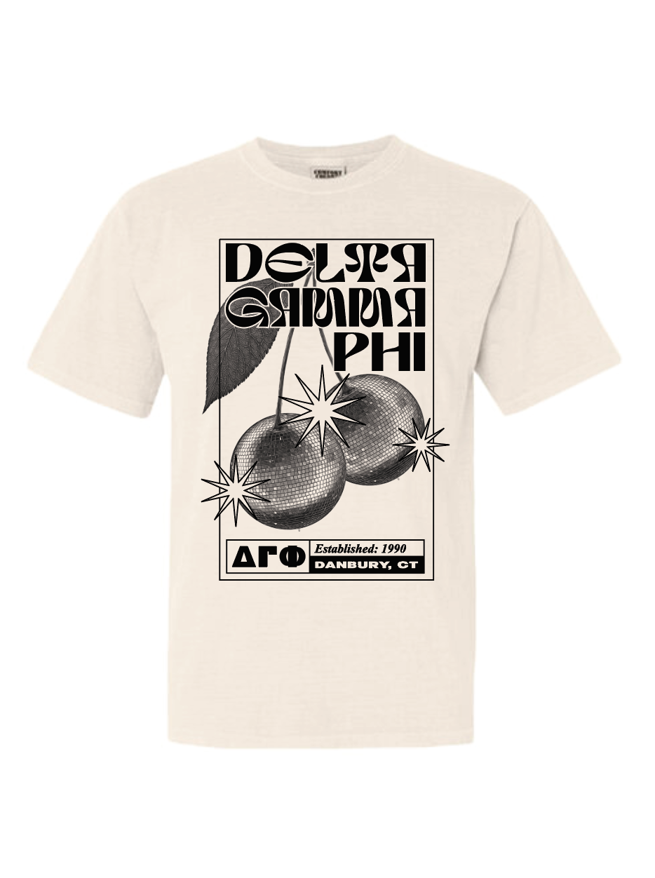 Delta Gamma Phi Cherry Disco Tee