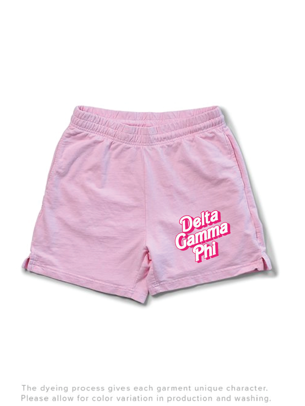 Bubblegum Delta Gamma Phi Barbie Shorts