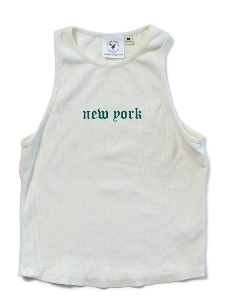 Vanilla Ice Old English Green New York Tank