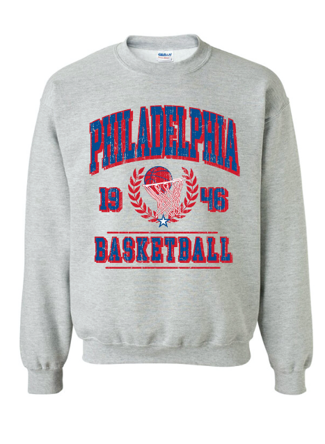 Philadelphia Basketball Crewneck