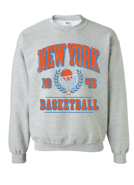 New York Basketball Crewneck