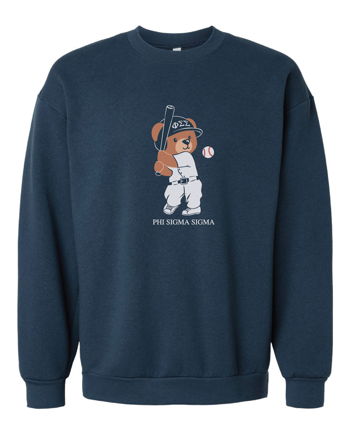 Teddy Bear Baseball Sorority Crewneck
