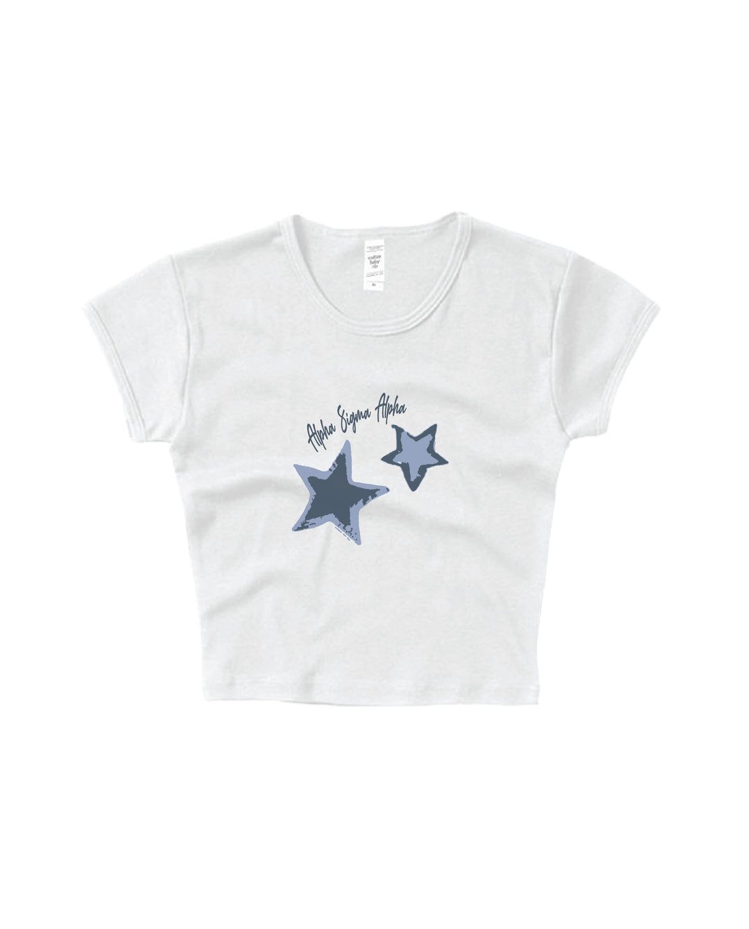 Alpha Sigma Alpha Twin Stars Baby Tee