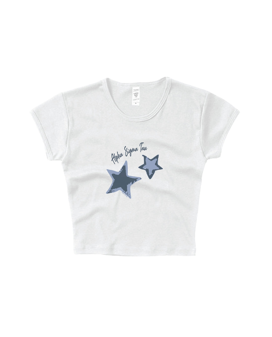 Alpha Sigma Tau Twin Stars Baby Tee