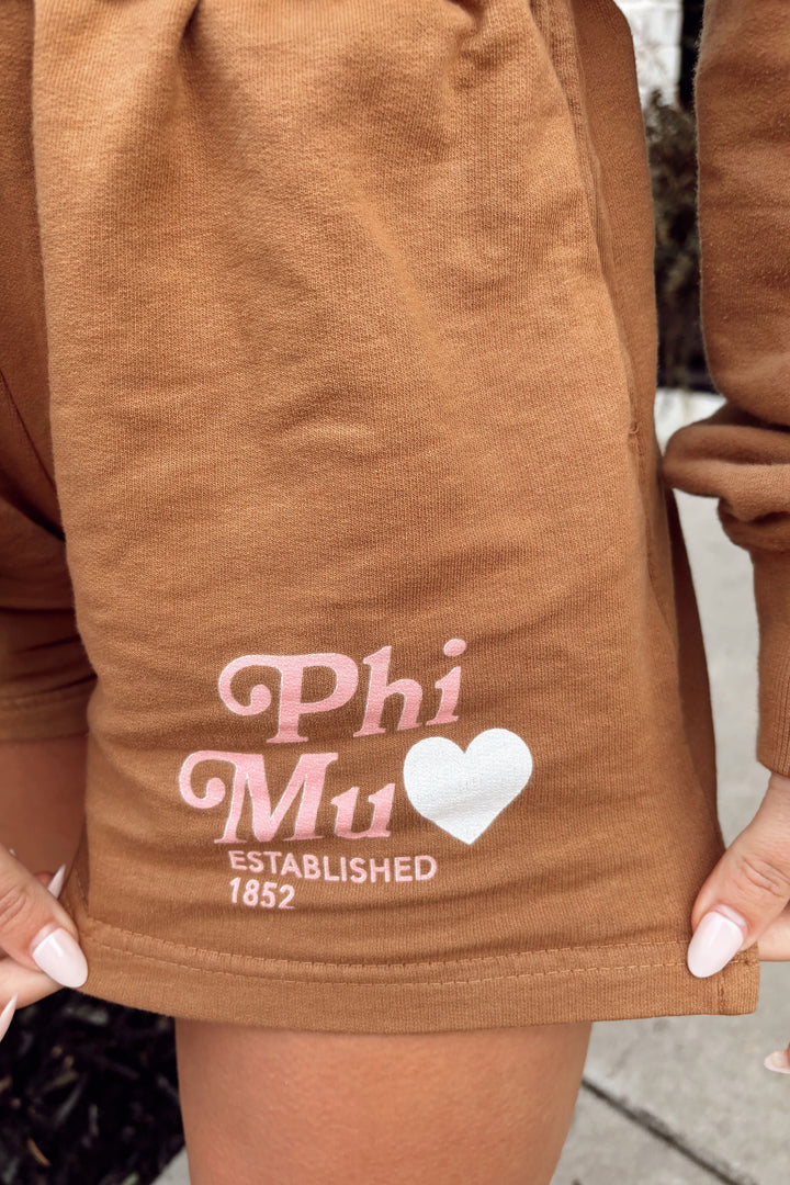 Caffeine Heart Light Weight Sorority Shorts - 2XL