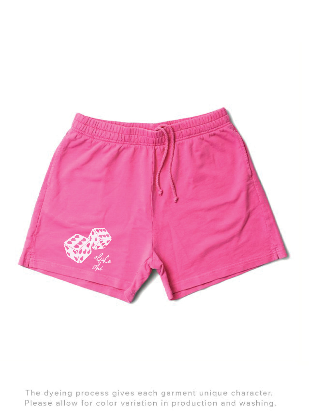 Ultra Pink Dice Sorority Shorts